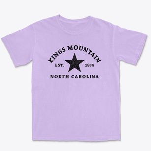 Kings Mountain North Carolina Star Premium Heavyweight T-shirt