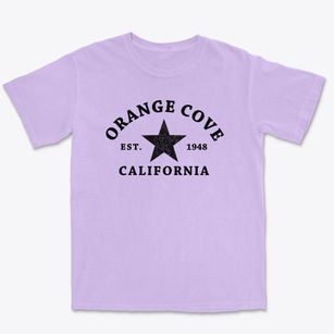 Orange Cove California Star Premium Heavyweight T-shirt
