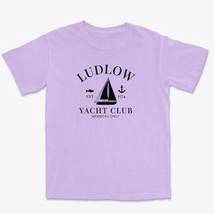 Ludlow Massachusetts Yacht Club Premium Heavyweight T-shirt