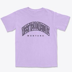 West Yellowstone Montana Inline Premium Heavyweight T-shirt