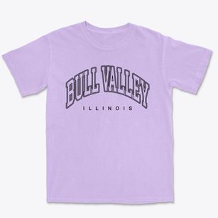Bull Valley Illinois Inline Premium Heavyweight T-shirt