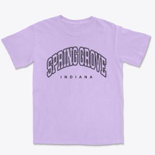 Spring Grove Indiana Inline Premium Heavyweight T-shirt