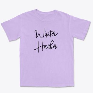 Winter Harbor Maine Freestyle Premium Heavyweight T-shirt