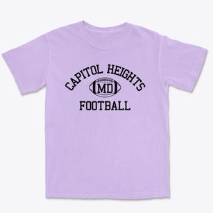 Capitol Heights Maryland Football Premium Heavyweight T-shirt