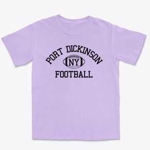 Port Dickinson New York Football Premium Heavyweight T-shirt