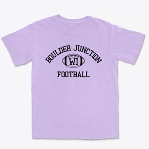 Boulder Junction Wisconsin Football Premium Heavyweight T-shirt