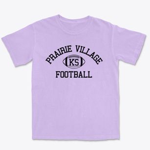 Prairie Village Kansas Football Premium Heavyweight T-shirt