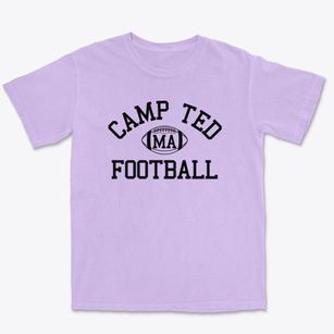Camp Ted Massachusetts Football Premium Heavyweight T-shirt