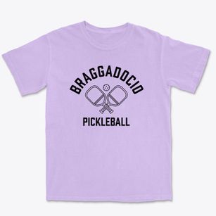 Braggadocio Missouri Pickleball Premium Heavyweight T-shirt