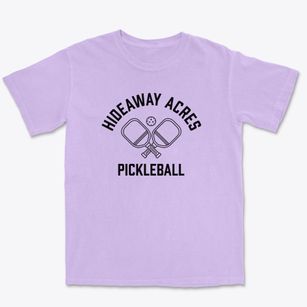 Hideaway Acres Delaware Pickleball Premium Heavyweight T-shirt