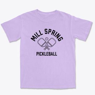Mill Spring North Carolina Pickleball Premium Heavyweight T-shirt