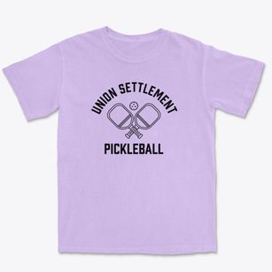 Union Settlement New York Pickleball Premium Heavyweight T-shirt
