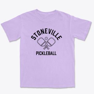 Stoneville North Carolina Pickleball Premium Heavyweight T-shirt
