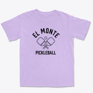 El Monte California Pickleball Premium Heavyweight T-shirt