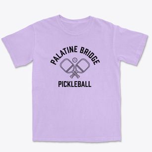 Palatine Bridge New York Pickleball Premium Heavyweight T-shirt