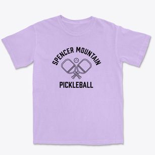 Spencer Mountain North Carolina Pickleball Premium Heavyweight T-shirt