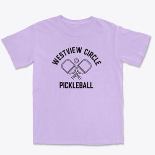 Westview Circle Wyoming Pickleball Premium Heavyweight T-shirt