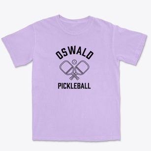 Oswald North Dakota Pickleball Premium Heavyweight T-shirt