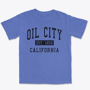 Oil City California Classic Established Premium Heavyweight T-shirt