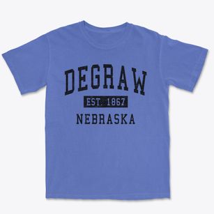 Degraw Nebraska Classic Established Premium Heavyweight T-shirt