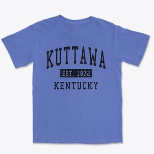 Kuttawa Kentucky Classic Established Premium Heavyweight T-shirt