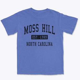 Moss Hill North Carolina Classic Established Premium Heavyweight T-shirt