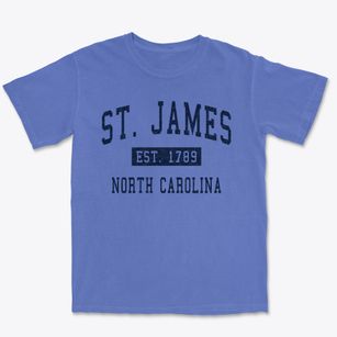 St. James North Carolina Classic Established Premium Heavyweight T-shirt