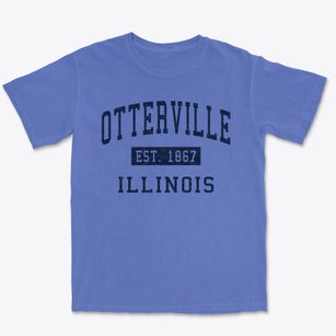 Otterville Illinois Classic Established Premium Heavyweight T-shirt