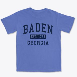 Baden Georgia Classic Established Premium Heavyweight T-shirt