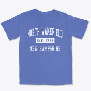 North Wakefield New Hampshire Classic Established Premium Heavyweight T-shirt
