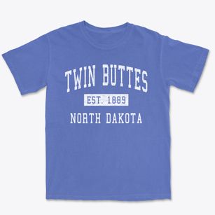 Twin Buttes North Dakota Classic Established Premium Heavyweight T-shirt