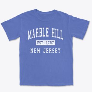 Marble Hill New Jersey Classic Established Premium Heavyweight T-shirt