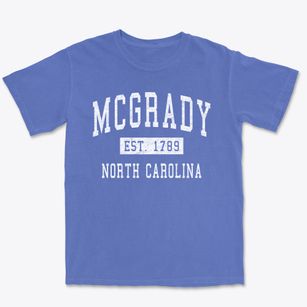 Mcgrady North Carolina Classic Established Premium Heavyweight T-shirt