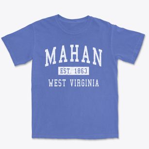 Mahan West Virginia Classic Established Premium Heavyweight T-shirt