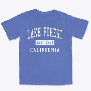 Lake Forest California Classic Established Premium Heavyweight T-shirt