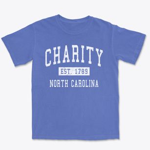 Charity North Carolina Classic Established Premium Heavyweight T-shirt