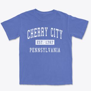 Cherry City Pennsylvania Classic Established Premium Heavyweight T-shirt