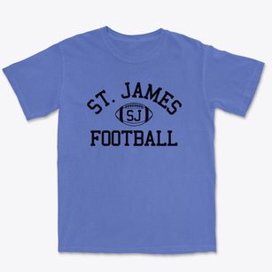 Saint James School Classic Football Premium Heavyweight T-shirt