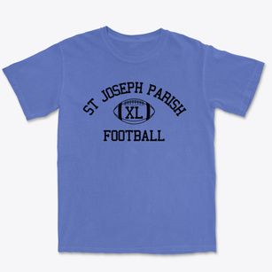 St Joseph Parish Classic Football Premium Heavyweight T-shirt