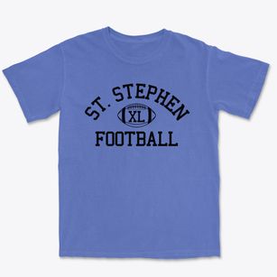 Saint Stephen The Martyr School Classic Football Premium Heavyweight T-shirt