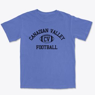 Canadian Valley Vocational Technical Classic Football Premium Heavyweight T-shirt