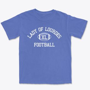 Our Lady Of Lourdes School Classic Football Premium Heavyweight T-shirt