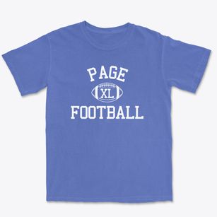 Page High School Classic Football Premium Heavyweight T-shirt