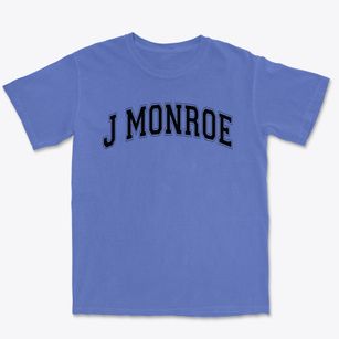 J Monroe Elementary School Varsity Arch Premium Heavyweight T-shirt