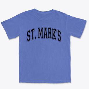Saint Mark's Lutheran School Varsity Arch Premium Heavyweight T-shirt