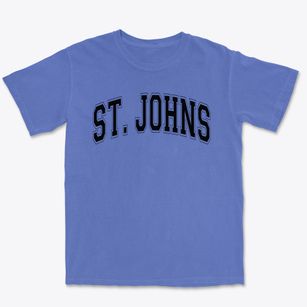 Saint Johns Catholic School Varsity Arch Premium Heavyweight T-shirt