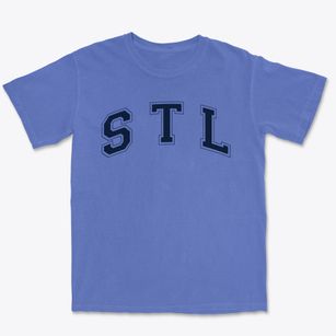 S T L Varsity Arch Premium Heavyweight T-shirt