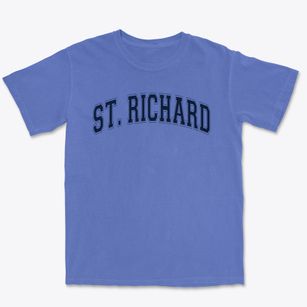 St Richard Parish Varsity Arch Premium Heavyweight T-shirt