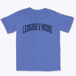Leonard V Moore Middle School Varsity Arch Premium Heavyweight T-shirt