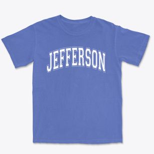 Jefferson Elementary School Varsity Arch Premium Heavyweight T-shirt